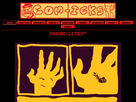 portal-links/1-COMICKS/dream-lites screenshot