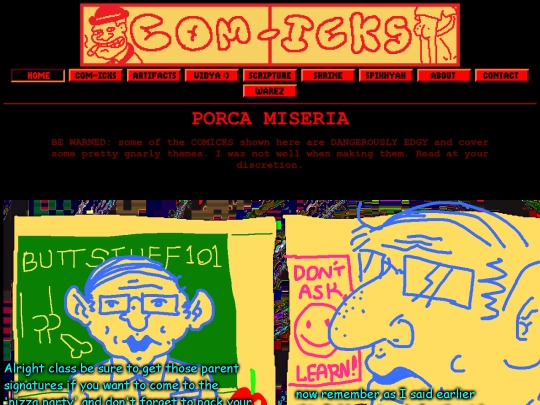portal-links/1-COMICKS/porca-miseria screenshot