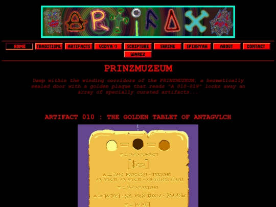 portal-links/2-ARTIFAX/artifachs screenshot