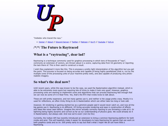 blog/raytracing screenshot