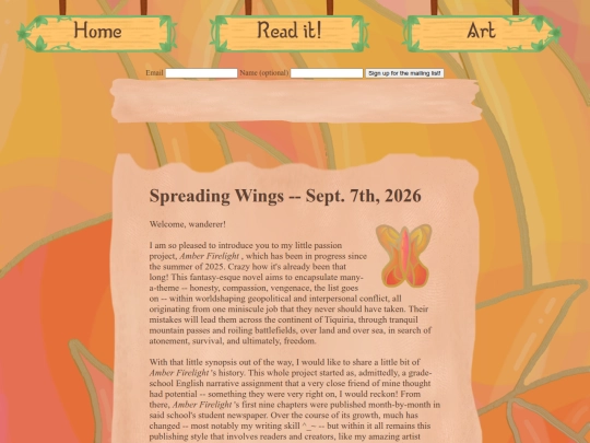 blog screenshot