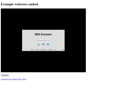 embed/embed-example screenshot