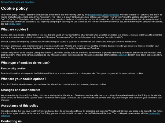 info/cookiepolicy screenshot