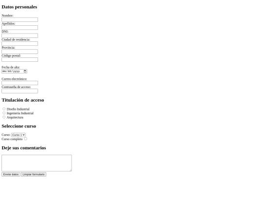 formulario screenshot