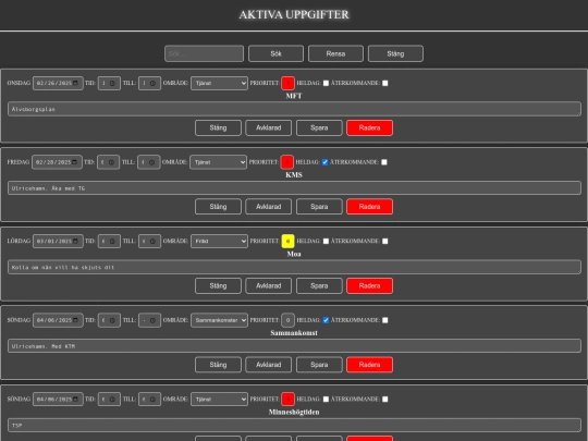 CalenderJoel/ActiveAssignments screenshot