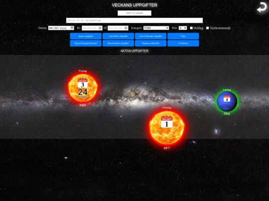 CalenderJoel/weeklyTasks screenshot