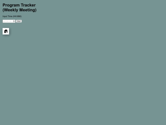 Program For Meetings/Program Tracker (Chairman) screenshot