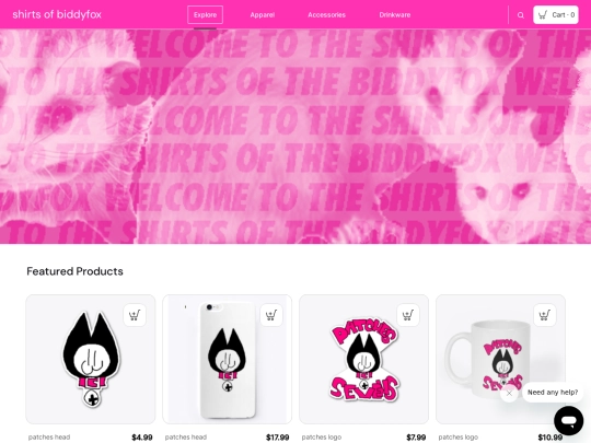 shirts screenshot