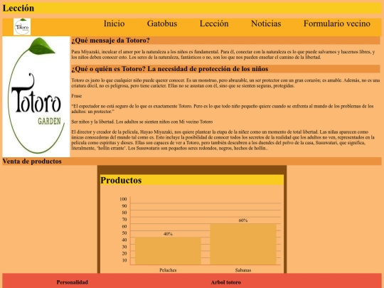 totoro/Lección screenshot
