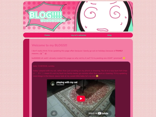 blog screenshot