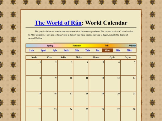 MONTHS/Otar screenshot