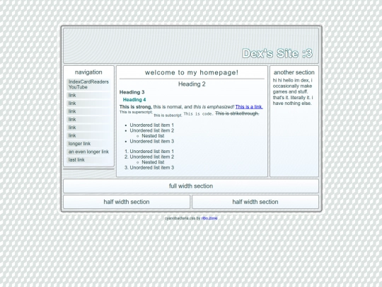 index screenshot