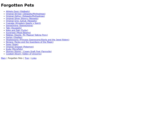 forgottenpets/forgottenpets screenshot