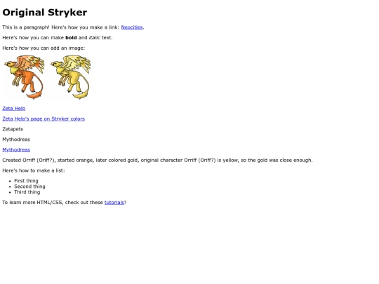 forgottenpets/stryker screenshot