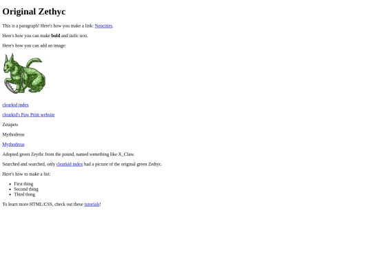 forgottenpets/zethyc screenshot