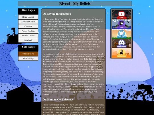 aboutpagebeliefs screenshot
