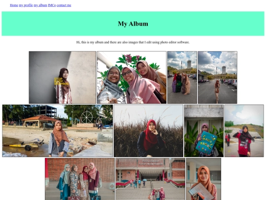 my album screenshot