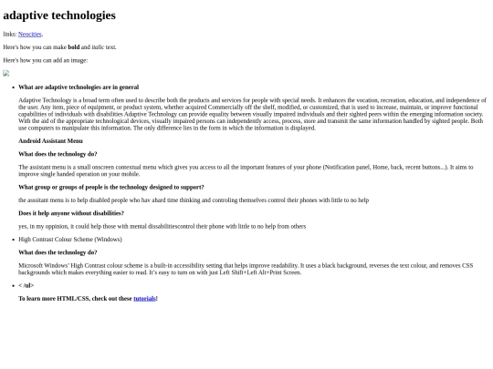 adaptive technologies/adaptivetechnologies screenshot