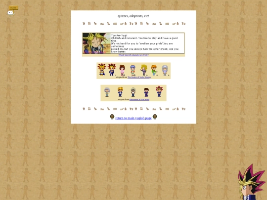 quizzes screenshot