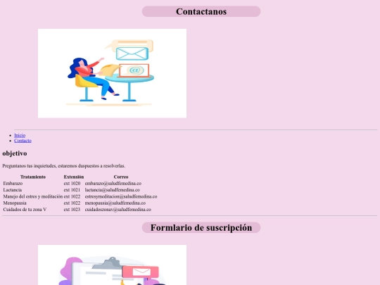 contacto screenshot