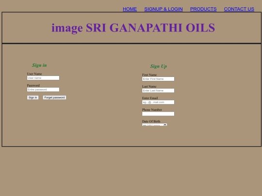Sri Ganapathi Oils/Sri Ganapathi Oils screenshot