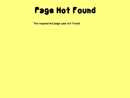 not_found screenshot
