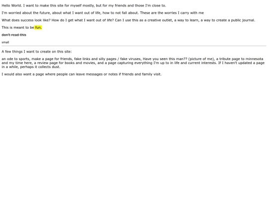 Aboutpage screenshot
