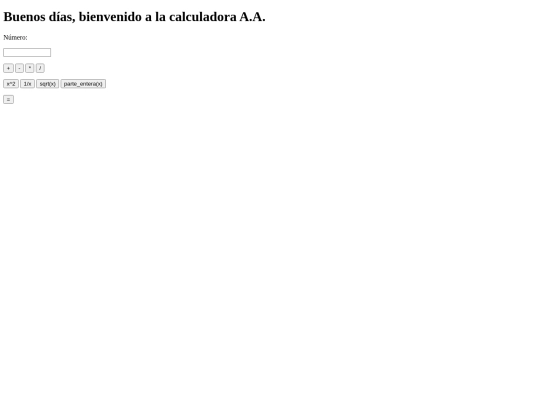 Calculadora screenshot