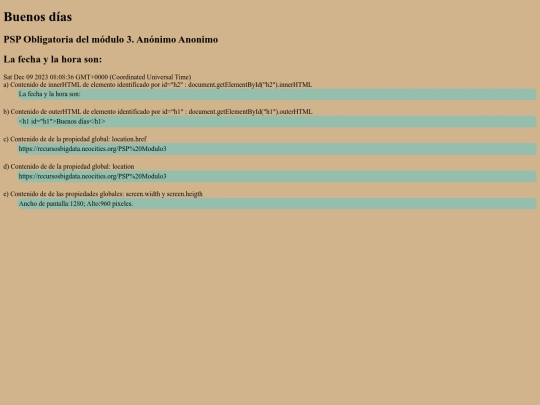 PSP Modulo3 screenshot