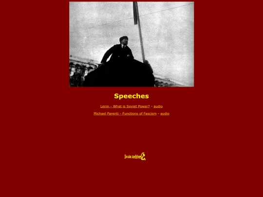 speeches screenshot