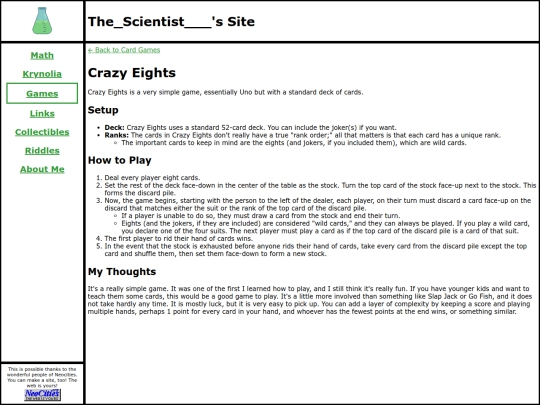 games/card_games/crazy_eights screenshot