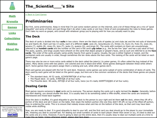 games/card_games/preliminaries screenshot