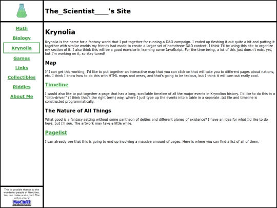 krynolia screenshot