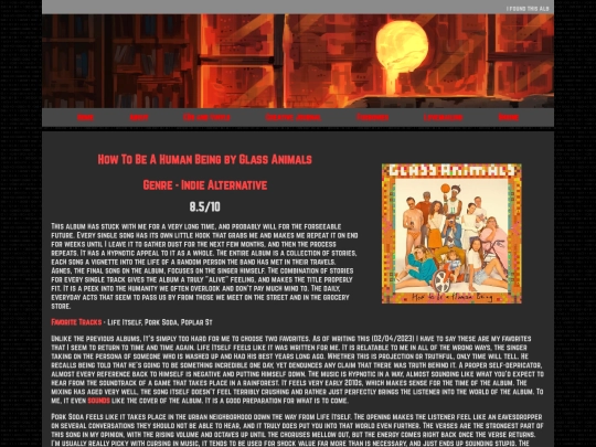 CDs and Vinyls/howtobeahumanbeing screenshot