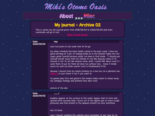 misc/journalarch02 screenshot