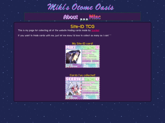 misc/siteid screenshot