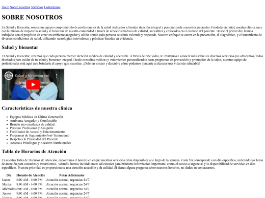 proyecto/nosotros screenshot