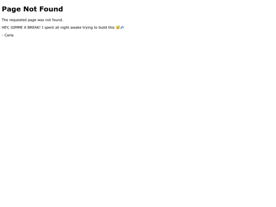 not_found screenshot
