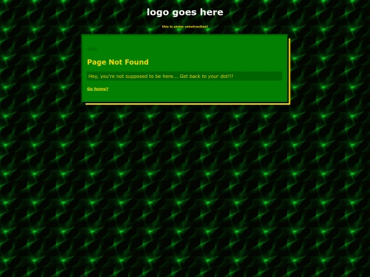 not_found screenshot
