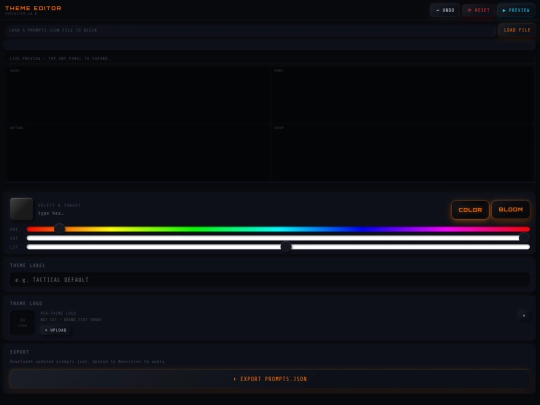 theme-editor screenshot