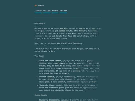 blog/donuts screenshot
