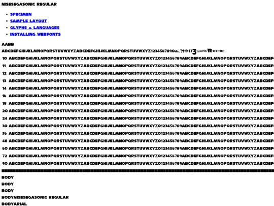 fonts/NiseSegaSonic/nisesegasonic-demo screenshot