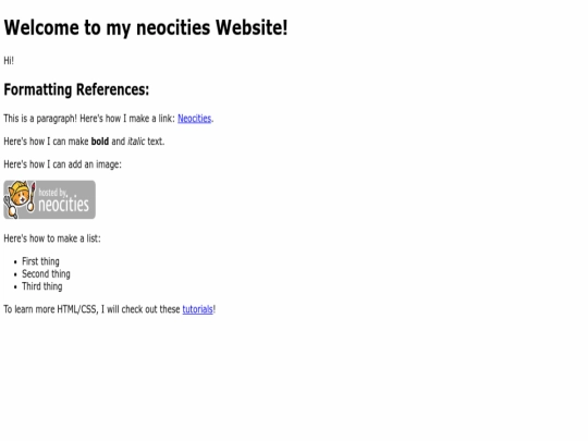 index screenshot