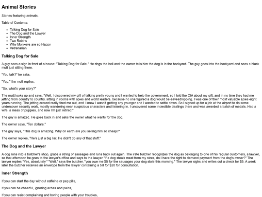 projects/neocities-edwilson/laughfloor/animal screenshot