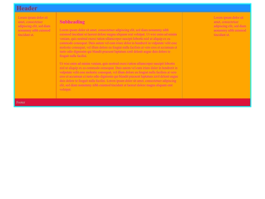week8/threecolumnlayout screenshot