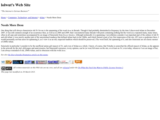 comp/4chan/desu screenshot