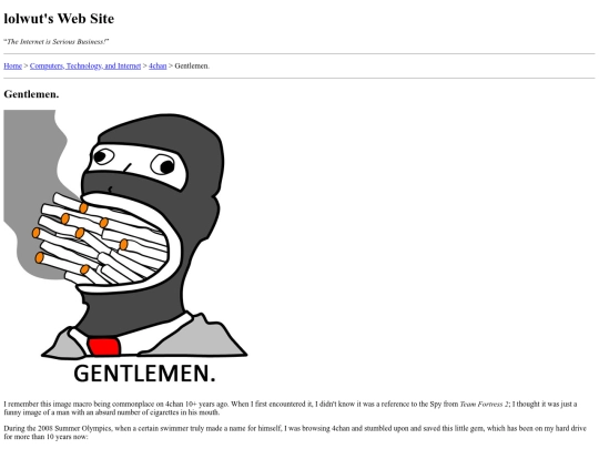 comp/4chan/gentlemen screenshot