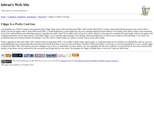 comp/microsoft/clippy screenshot