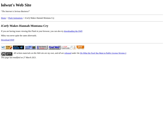 flash/icarly-hannah-montana screenshot