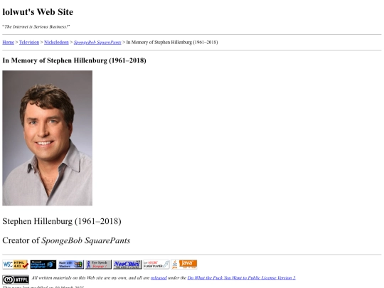 tv/nick/spongebob/stephen-hillenburg screenshot